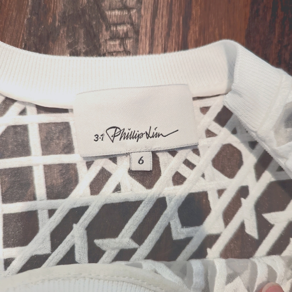 (SOLD) NEW 3.1 Phillip Lim Sheer Top - Picture 8 of 10